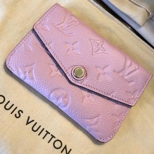Louis Vuitton Rose Ballerine empreinte key cles